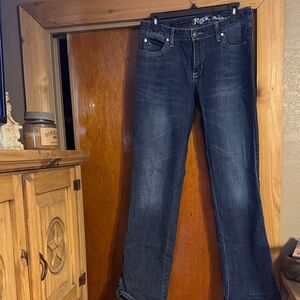 Ralph Lauren Women's Boot Cut Jeans - Dark Blue